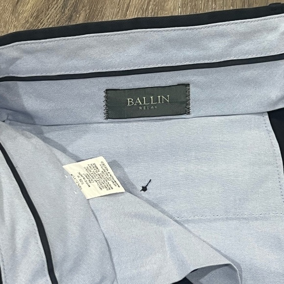 Ballin Relax 36W 27L Wrinkle Free Non-Iron Navy Classic Chino Trouser - Picture 6 of 10